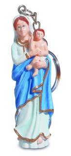 PORTE-CLE VIERGE AVEC ENFANT JESUS 0,63 €