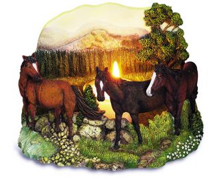 Kerzenständer 3 Pferde